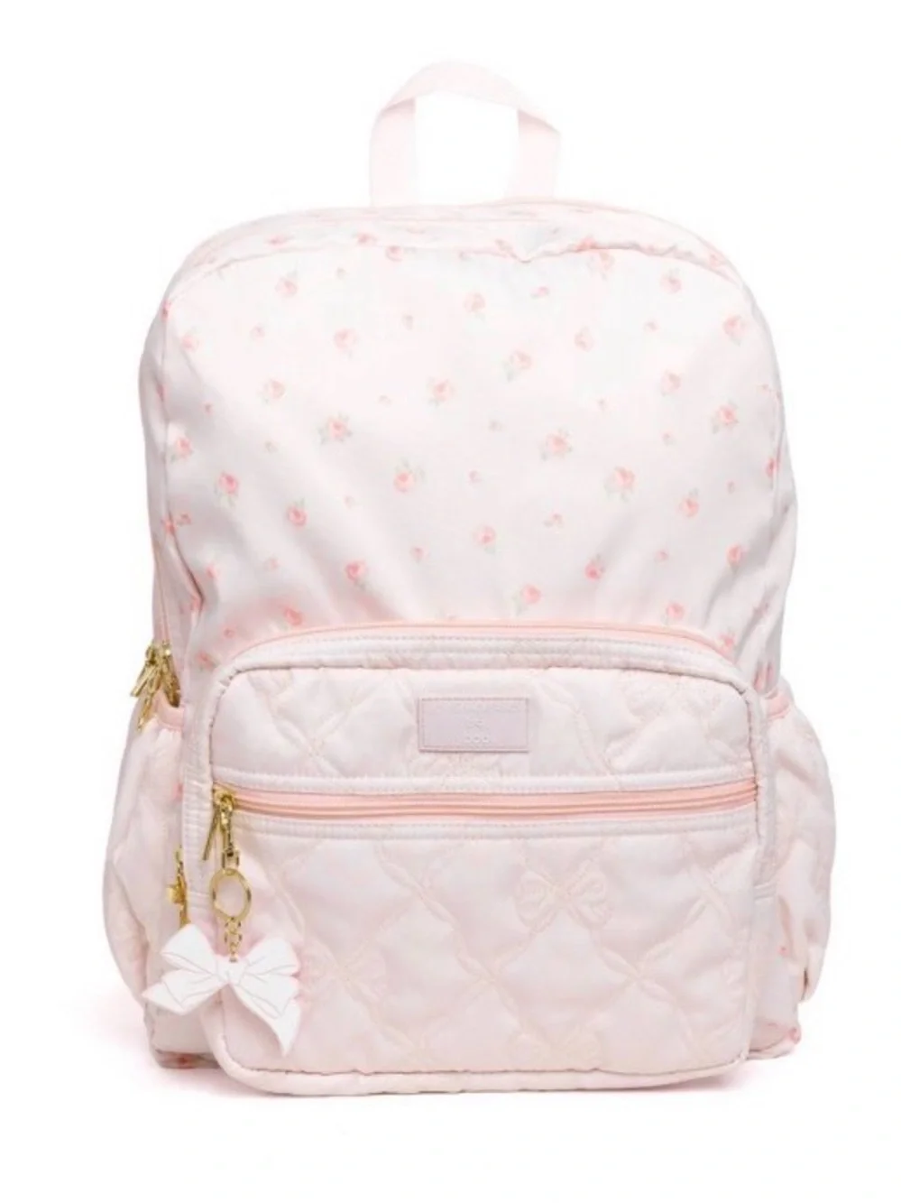 🩷‼️🔥🆕 LoveShackFancy x Target Yoobi Pale Pink Ditsy Quilted Backpack